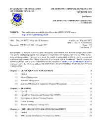 NOTICE: This Publication Is Available Digitally on the AFDPO WWW Site At