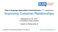 Plain Language in the Norwegian Financial Services