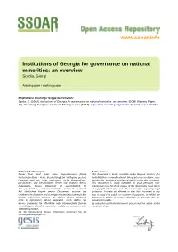 Policy Paper on Governmental Structures and Institutions Of