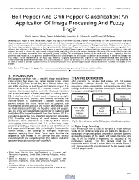 An Application of Image Processing and Fuzzy Logic