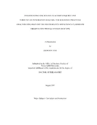 The Development and Improvement of Instructions