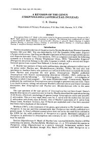A Revision of the Genus Streptoglossa (Asteraceae: Inuleae) C