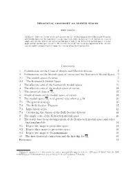 Contents 1. Preliminaries on the Cones of Ample and Effective Divisors 2 2. Preliminaries on the Moduli Space of Curves And