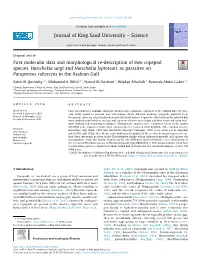 First Molecular Data and Morphological Re-Description of Two