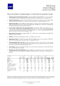 SAS Group Interim Report January-June 2006