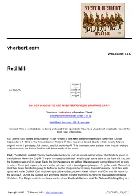 Vherbert.Com Red Mill