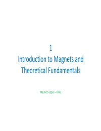 1 Introduction to Magnets and Theoretical Fundamentals