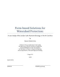 Form-Based Solutions for Watershed Protection
