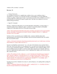 Answers of the Reviewers' Comments Reviewer #1 —- General