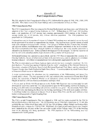 Appendix A1 Past Comprehensive Plans