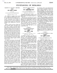Extensions of Remarks E1087 EXTENSIONS of REMARKS