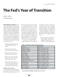 The Fed's Year of Transition