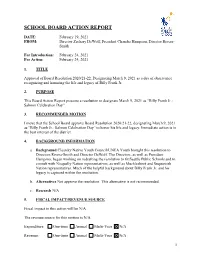 Approval of Board Resolution 2020/21-22, Designating March 9, 2021 As a Day of Observance Recognizing and Honoring the Life and Legacy of Billy Frank Jr