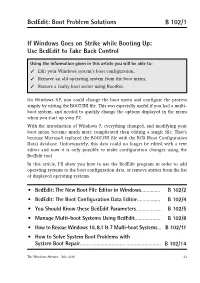 Boot Problem Solutions B 102/1