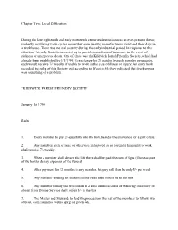 Chapter Two: Local Difficulties During the Late Eighteenth and Early