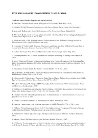 Full Bibliography (From Sheikhs to Sultanism)