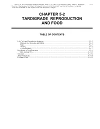 Tardigrade Reproduction and Food