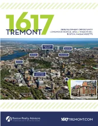 1617Tremont.Com Downtown Boston Executive Summary Seaport
