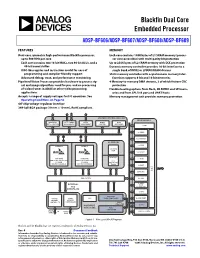 ADSP-Bf60x Blackfin Embedded Processor Data Sheet, Revision