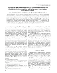 First Report and Comparative Study of Steinernema Surkhetense (Rhabditida: Steinernematidae) and Its Symbiont Bacteria from Subcontinental India
