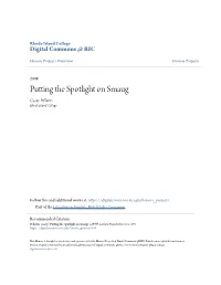 Putting the Spotlight on Smaug Casey Pellerin Rhode Island College