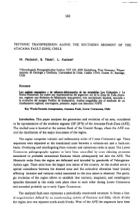 Tectonic Transpression Along the Southern Segment of the Atacama Fault-Zone, Chile