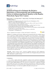 Analytical Protocol to Estimate the Relative Importance Of