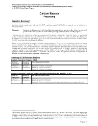 Calcium Stearate Processing