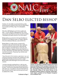 Dan Selbo Elected Bishop