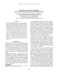 Dependency Grammar Induction with a Neural Variational Transition