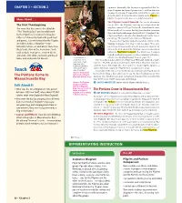 DIFFERENTIATING INSTRUCTION the Puritans Come To