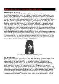 Jimmy Lee Gray - Released to Kill Again