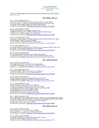 List of Reviewers (As Per the Published Articles) Year: 2017
