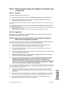 SC6.10 Planning Scheme Policy for Heritage and Character Areas Overlay Code SC6.10.1 Purpose