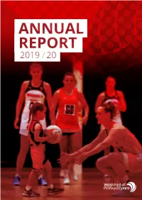 Welsh Netball Annual Report 2019-2020