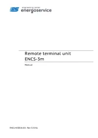 Remote Terminal Unit ENCS-3M