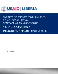 Year 1, Quarter 3 Progress Report (To June 2014)