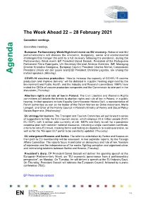 Agenda Per Soort Evenement in PDF-Formaat