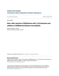 Alder Reactions of [60]Fullerene with 1,2,4,5-Tetrazines and Additions to [60]Fullerene-Tetrazine Monoadducts