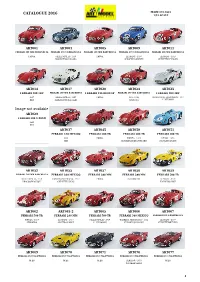 CATALOGUE 2016 Image Not Available