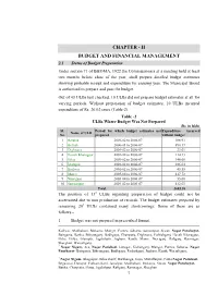 Chapterанаii Budget and Financial Management