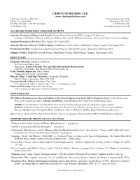 Curriculum Vitae