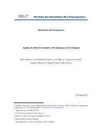 Analysis of Rail Yard and Terminal Performances