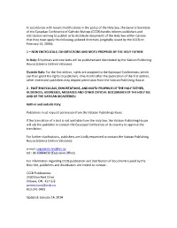In Accordance with Recent Modifications in the Policy of The
