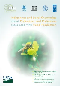 Indigenous and Local Knowledge About Pollination And