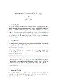 Introduction to Naivebayes Package