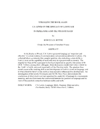 Unrolling the Book Again: C.S. Lewis on the Efficacy Of