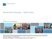 2020 Q4 Merrill Absolute Return Strategies Market Update FINAL