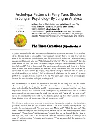 Archetypal Patterns in Fairy Tales Studies in Jungian Psychology by Jungian Analysts