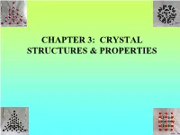 Body Centered Cubic Structure